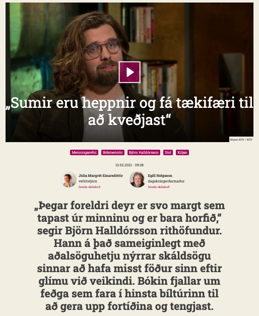 STOL VI TAL KILJUNNI Bj rn Halld rsson stol-vi-tal-kiljunni-bj-rn-halld-rsson